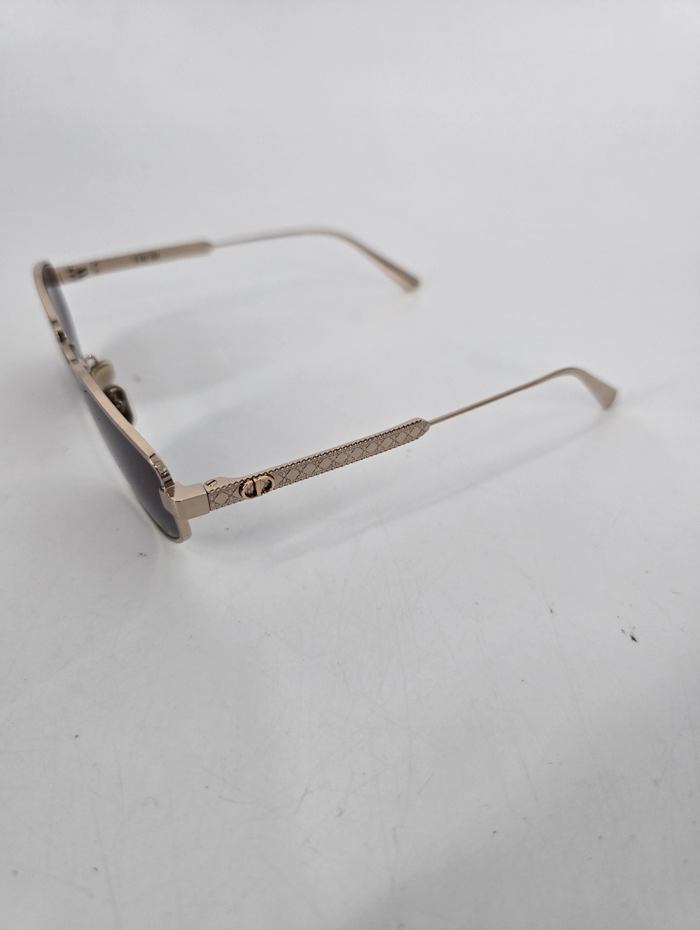 Dior DiorCannage B1U Burgundy Oval Metal Frame Sunglasses with Case and Cloth - Picture 6 of 13